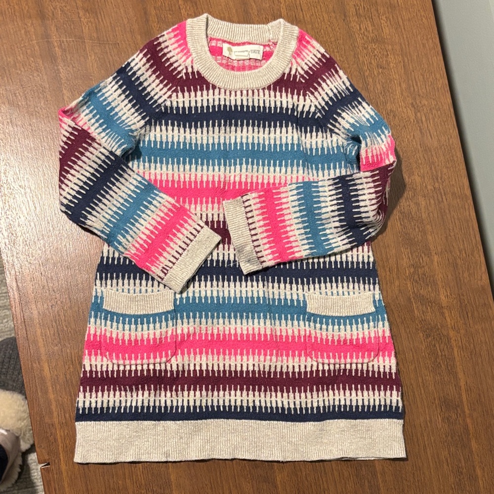Tucker + Tate Colorful Striped Sweater Dress